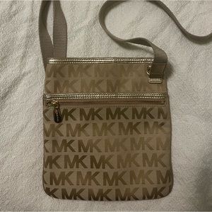 Michael Kors gold color crossbody